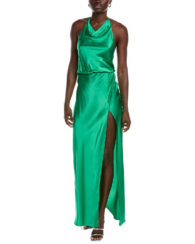 Women's Elegant Clothing Sets Soft Textures Amanda Uprichard Aurela Silk Gown