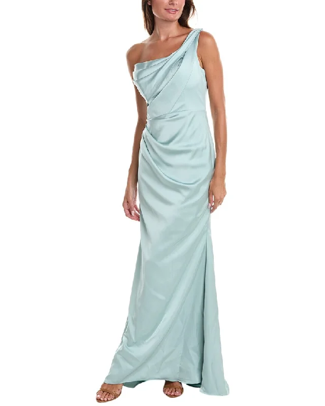 Timeless Women's Clothing Hollywood Glam Award - Show Style Rene Ruiz One-Shoulder Gown