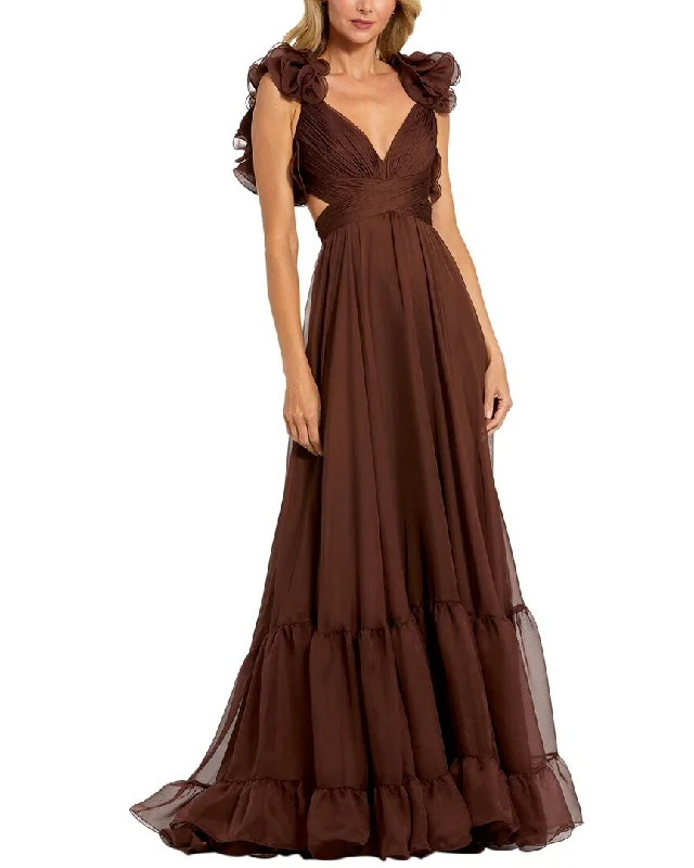 Women's Holiday Clothes Score Big on Glamorous Red - Carpet Styles Mac Duggal A-Line Gown