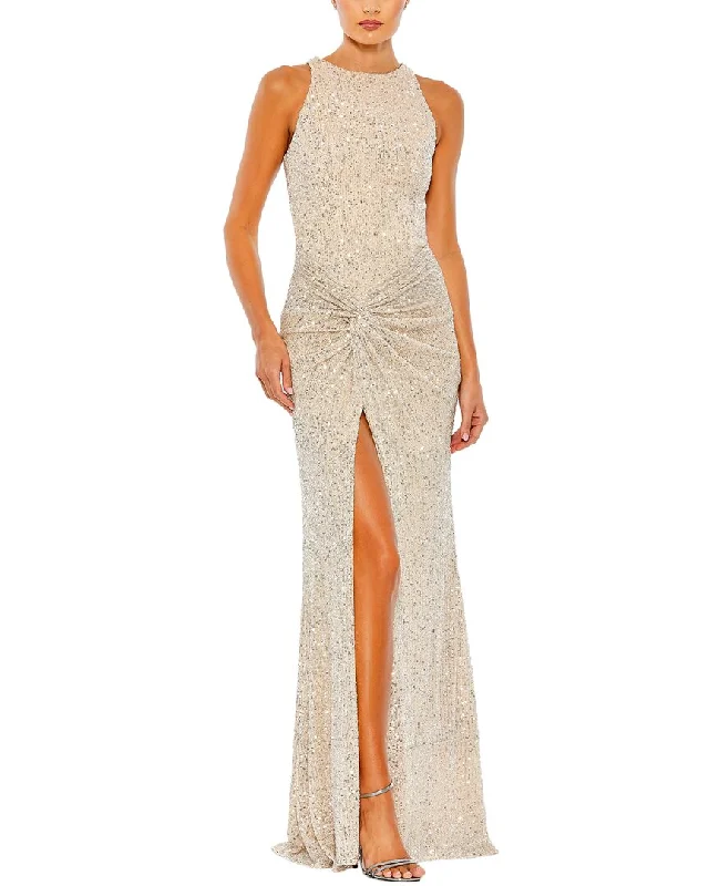 Women's Night-Out Clothes Feminine Soft - Hued Styles Mac Duggal Column Gown