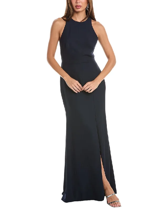 Women's Chic Apparel Fashion-Forward Style Dessy Collection Open Back Gown