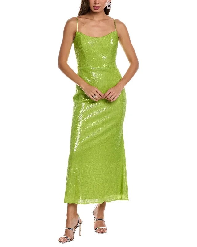 Women's Trendy Casual Outfit Effortless Comfort Rene Ruiz Sequin Gown