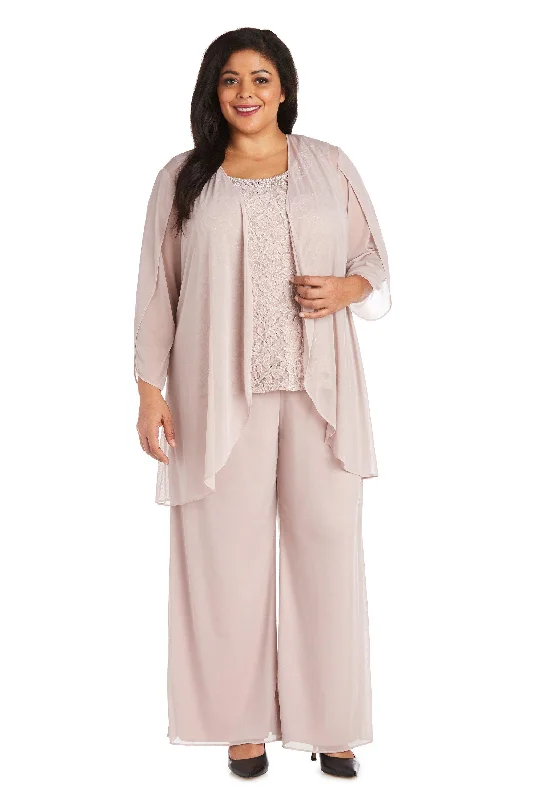 Women's Clothing Apparel Bold Patterns R&M Richards 2439W Blush Formal Pansuit Sale