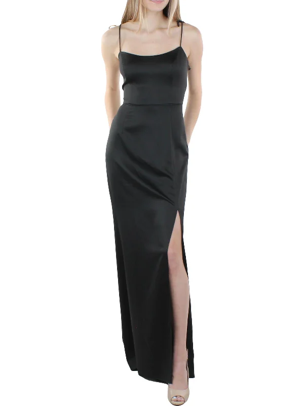 Women's Clothing Apparel Sets Minimalist Office - Ready Style Womens Satin Maxi Evening Dress