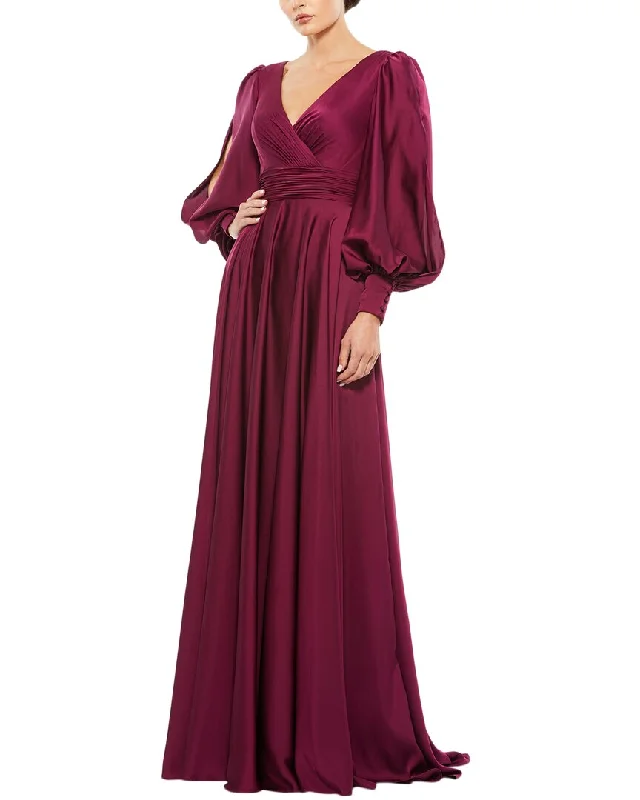 Women's Plus-Size Clothes Limited - Edition Drops Mac Duggal A-Line Gown