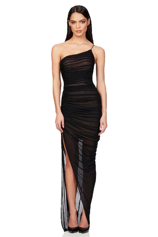 Comfortable Garments For Women Score Big on Glamorous Red - Carpet Styles Nookie Mecca Gown - Black