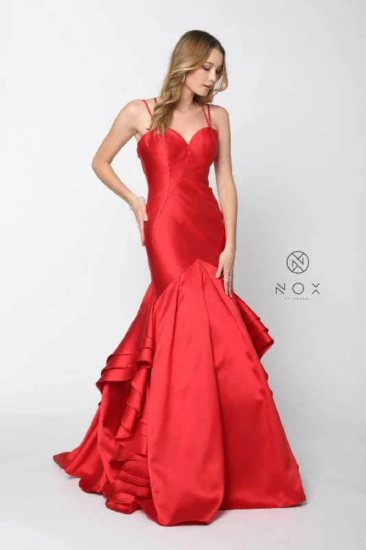 Women's Evening Apparel Effortless Sophistication Long Prom Mermaid Ball Gown Formal Dress