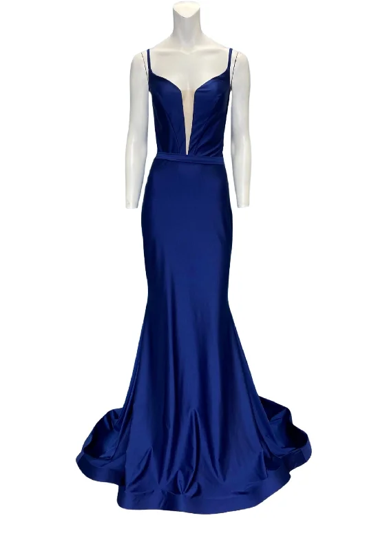 Women's Resort Attire Mid - Season Sale Evening Gown In Light Navy