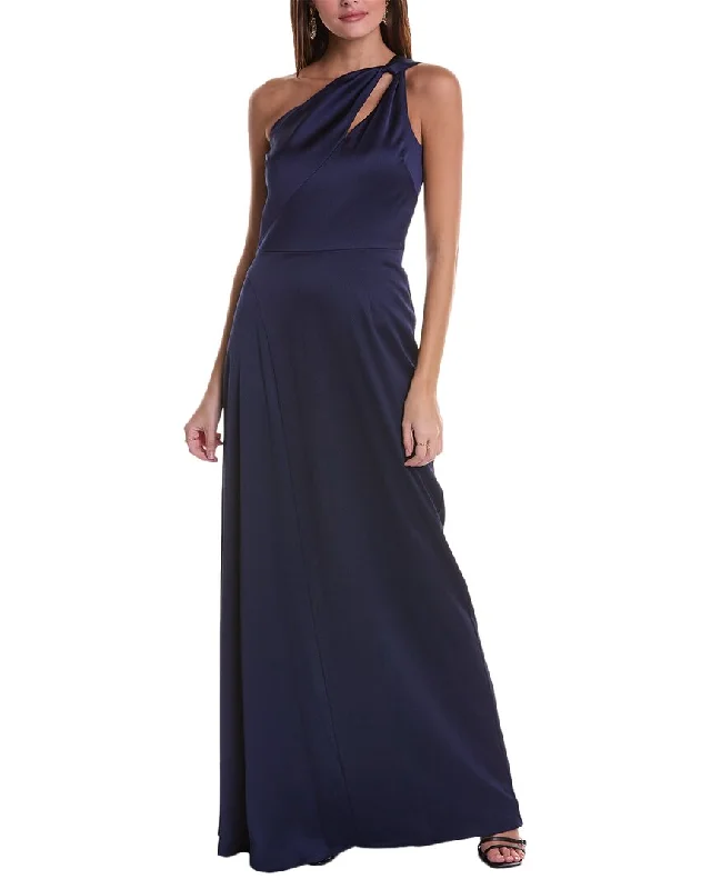 Women's Fashionable Clothing Sets Weekend Special Teri Jon by Rickie Freeman Hammered Satin Gown