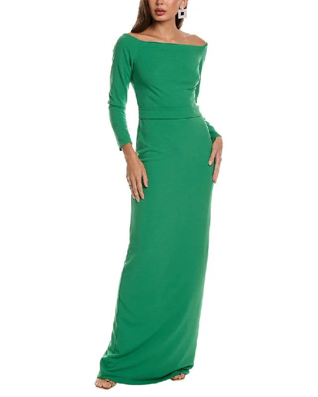 Charming Women's Holiday Apparel Feminine Flow Rene Ruiz Off-The-Shoulder Gown