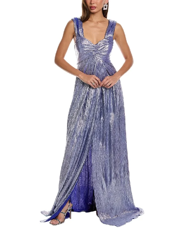 Women's Clothing Apparel Seasonal Trend Rene Ruiz Plisse Empire Gown