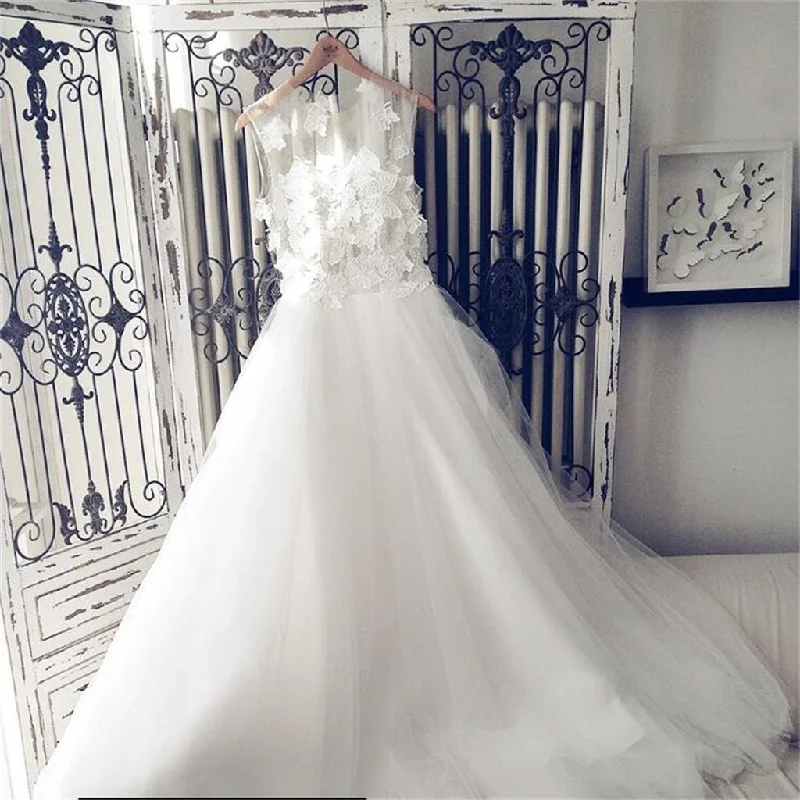 Women's Luxury Apparel Alluring Design Charming Long Pretty Unique Custom New Design Most Popular  Wedding Dresses,  WD0333