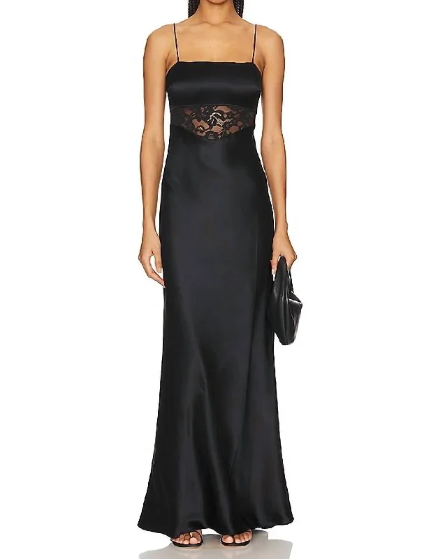 Women's Clothing For Everyday Wear Luxury Style Zelda Gown In Black