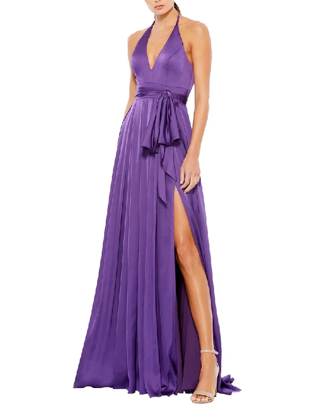 Women's Stylish Outdoor Outfit Feminine Elegance Mac Duggal A-Line Gown